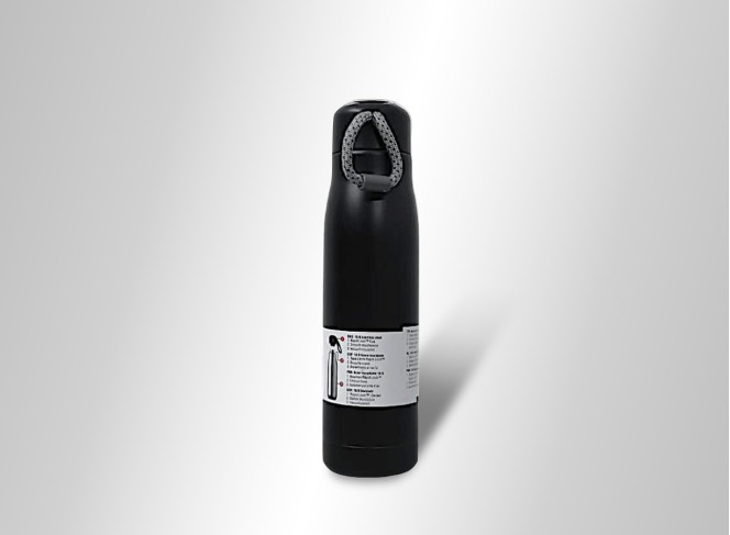 Black Steel Bottle